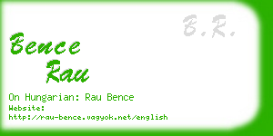 bence rau business card